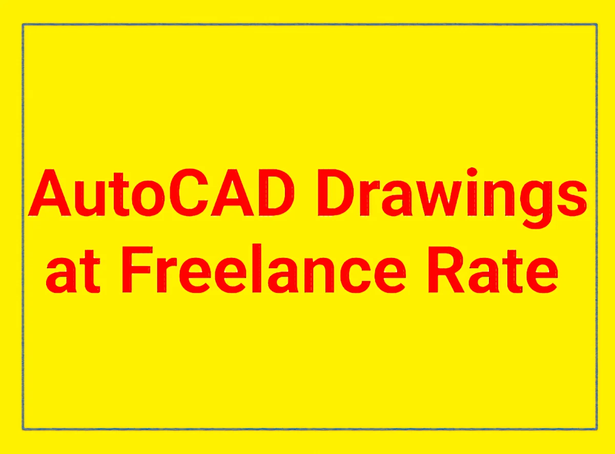Autocad drafting and 3D modeling services freelance in dubai