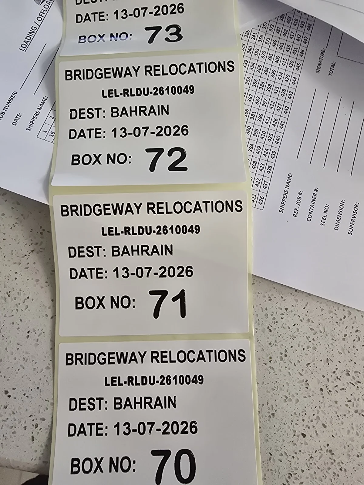 Bridgeway Relocations - 2